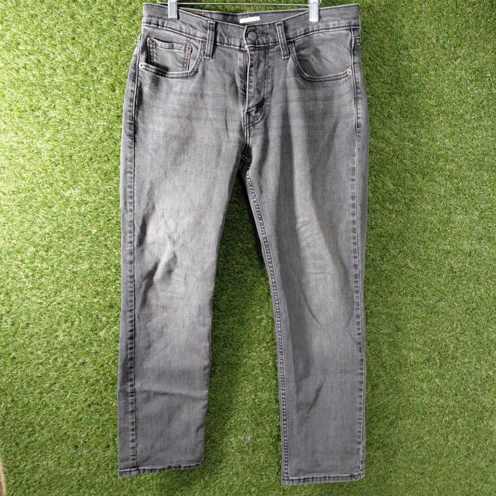 Levis 514 30x30‎ Jeans Mens Gray Denim Pants Zip Fly Casual